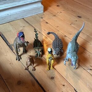 Set of 6 Moveable Dinosaurs